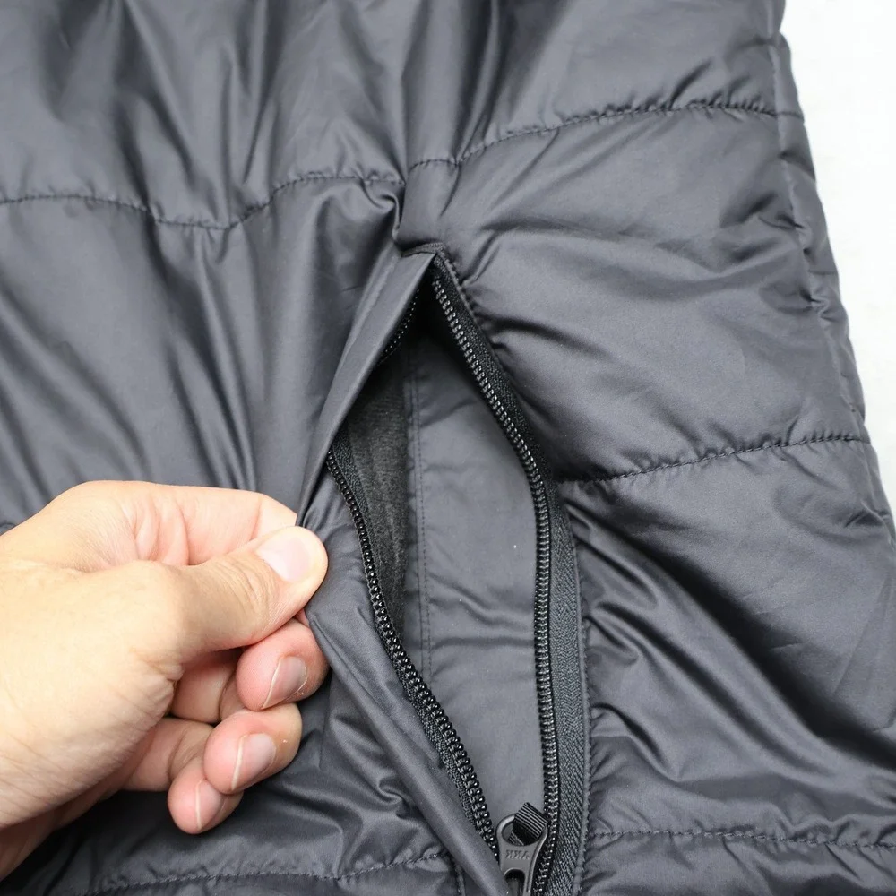 North Face Vest Men Large Black Everyday Insulated Light Pack Quilted Puffer